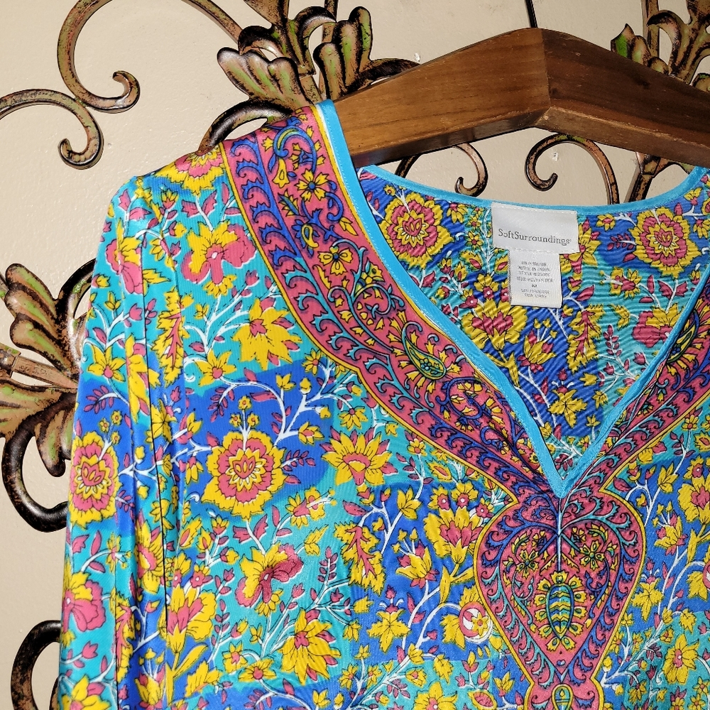 Soft Surroundings Split Neck Tunic - image 4